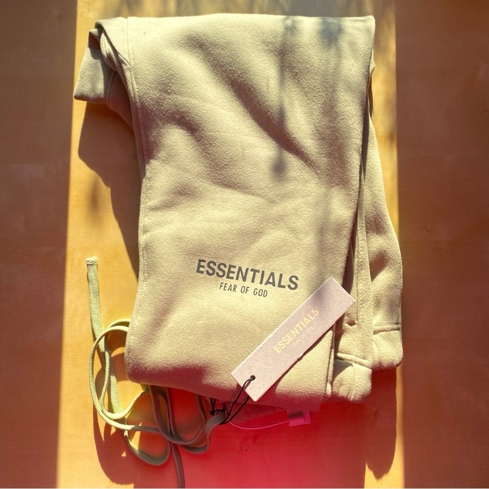 Fear of God Essentials Beige Sweatpants